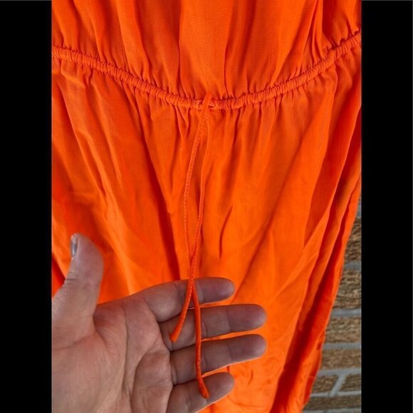 COPY - revolve swf maxi orange ruffle dress medium - Picture 3 of 9
